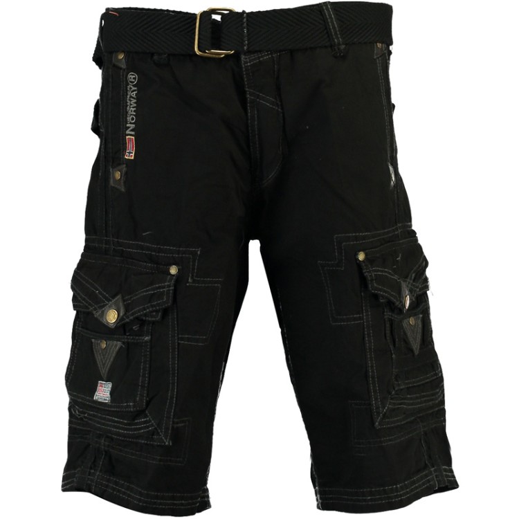 Шорты мужские Geographical Norway черные SR019H-010 изображение 1