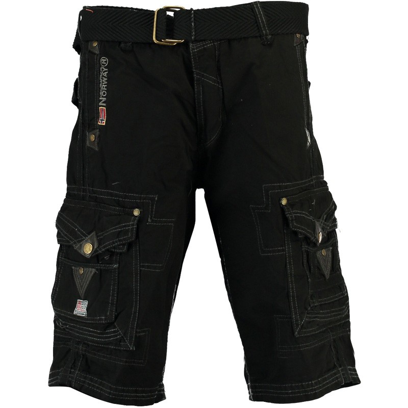 Шорты мужские Geographical Norway черные SR019H-010 изображение 1