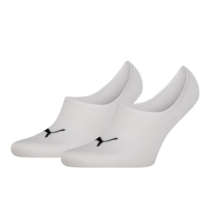 Носки  Puma FOOTIE 2P HIGH C белые 93839502 изображение 1