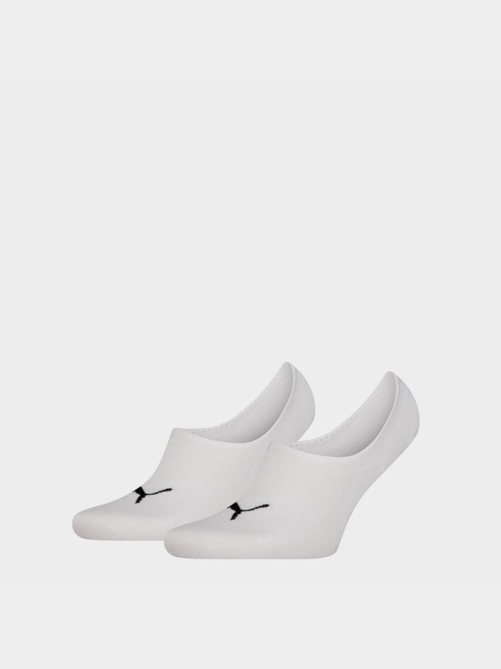 Носки  Puma FOOTIE 2P HIGH C белые 93839502 изображение 2