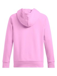 Толстовка женская Under Armour UA Rival Fleece Big Logo Hdy розовая 1379501-638 изображение 4