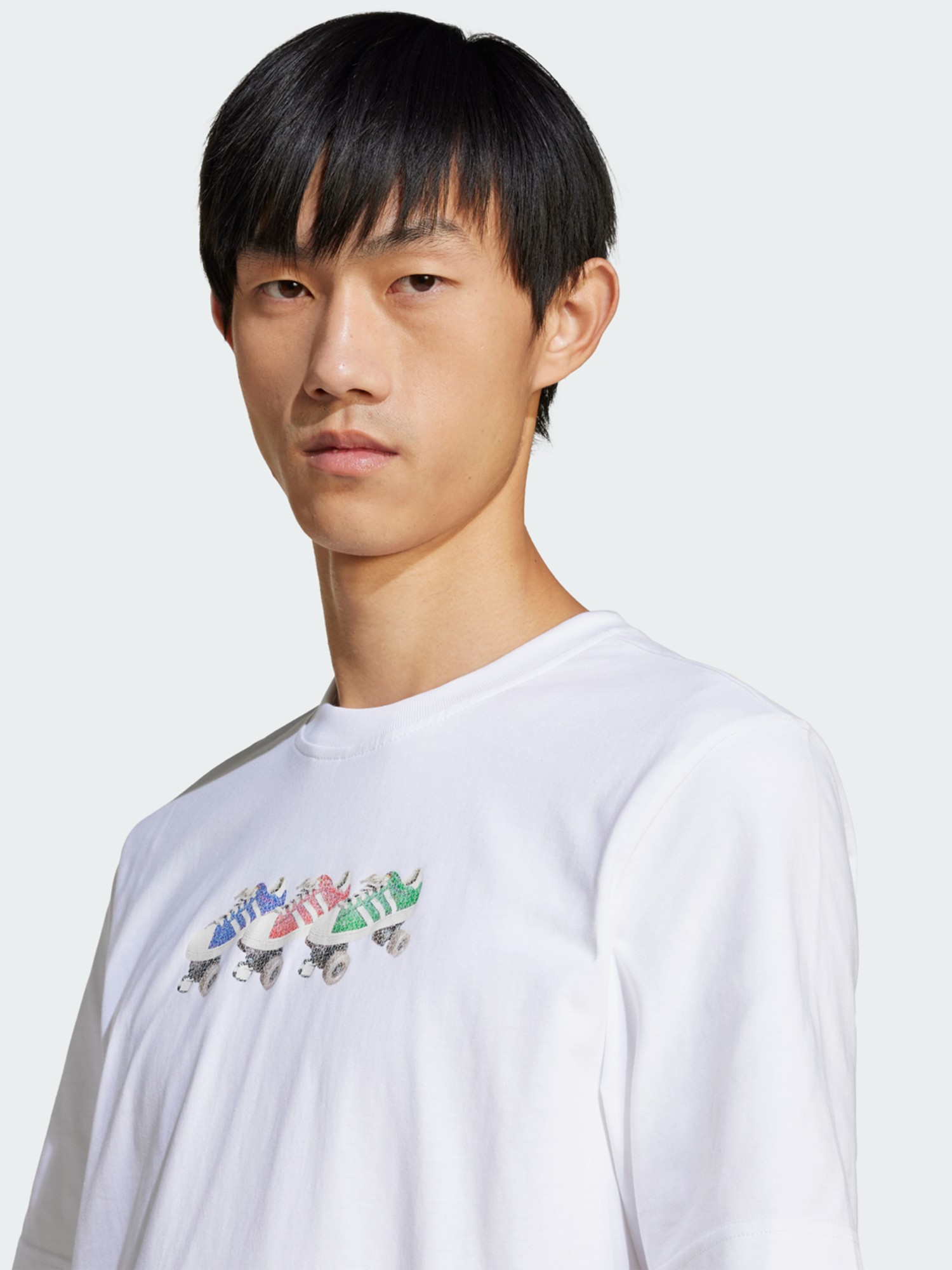 Футболка чоловіча Adidas Q12 TS ROLLER біла JD0706 изображение 5