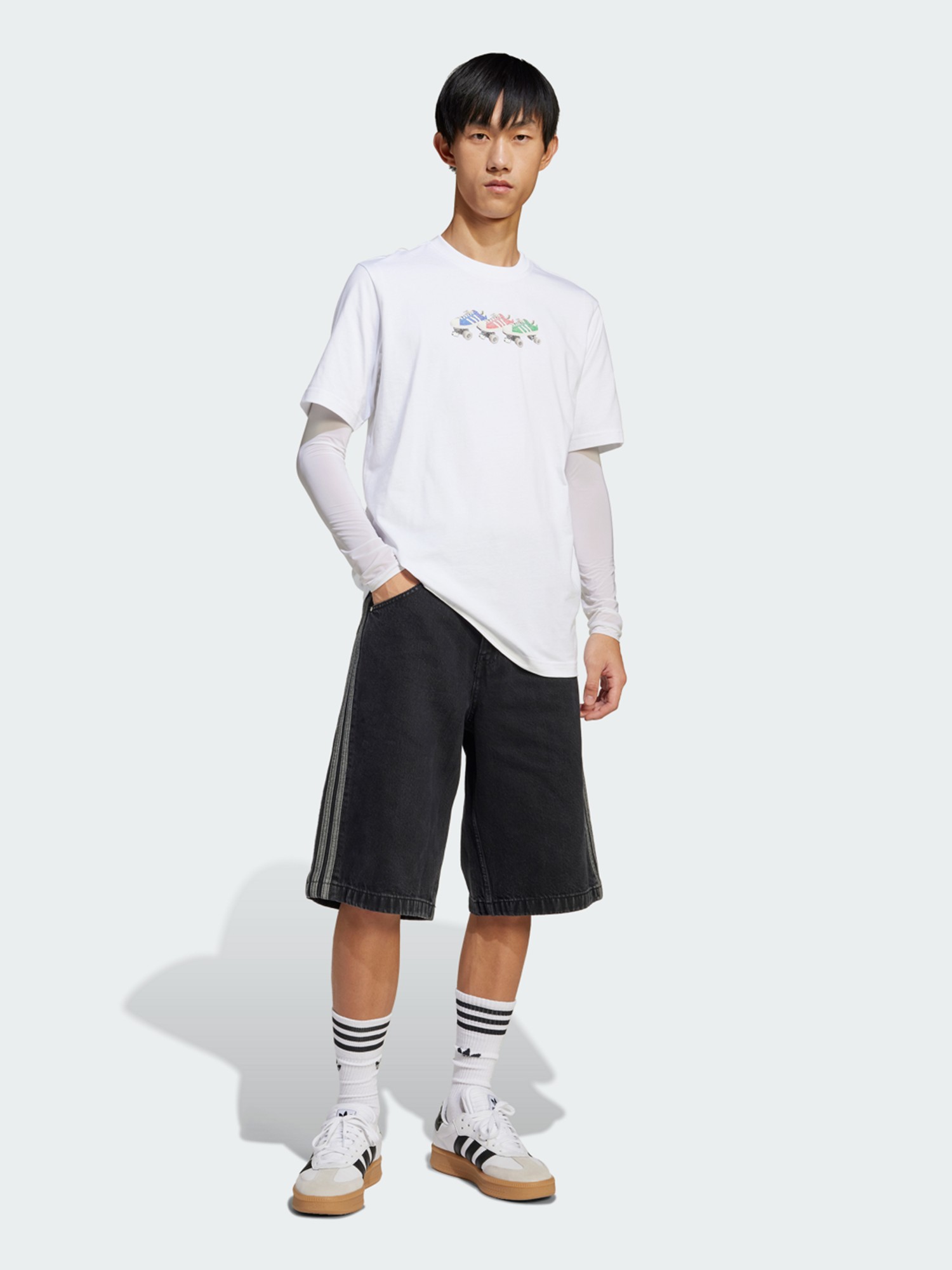 Футболка чоловіча Adidas Q12 TS ROLLER біла JD0706 изображение 6