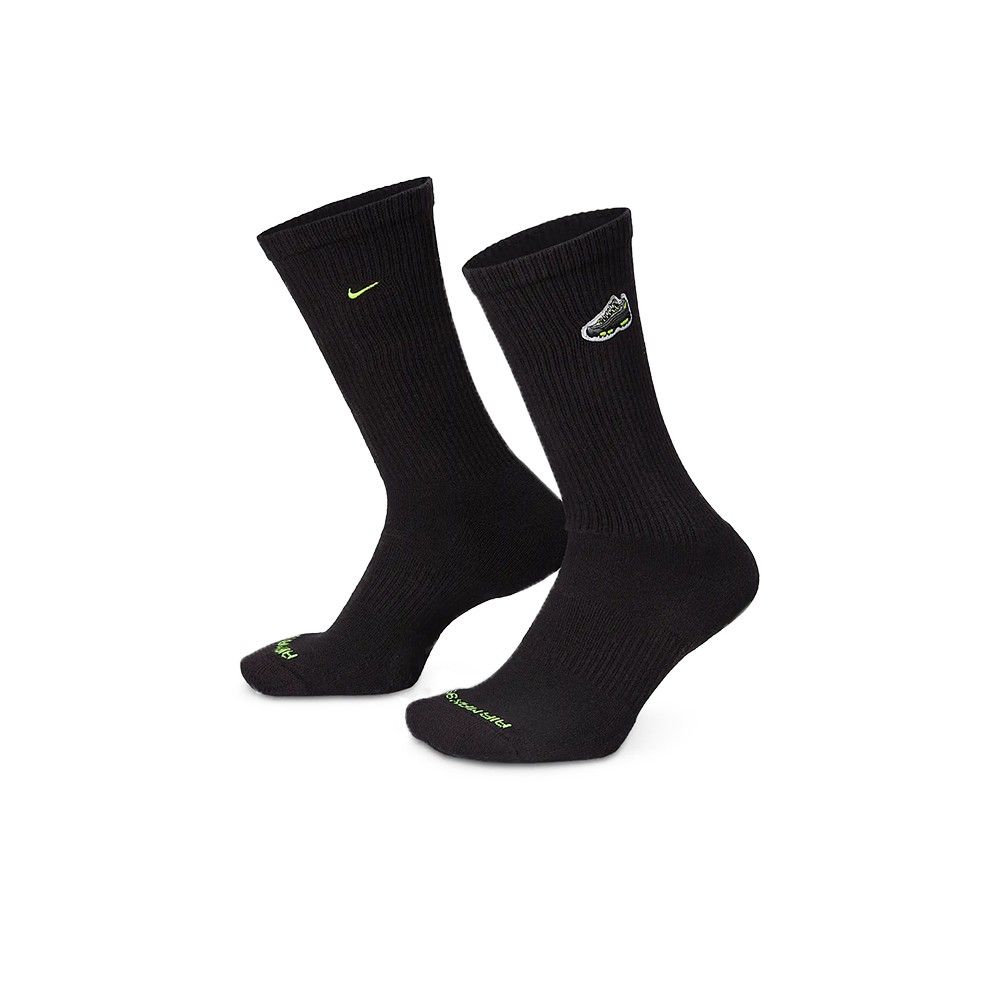 Носки  Nike U NK ED CSH CRW AM95 PTCH 144 черные HJ9389-010