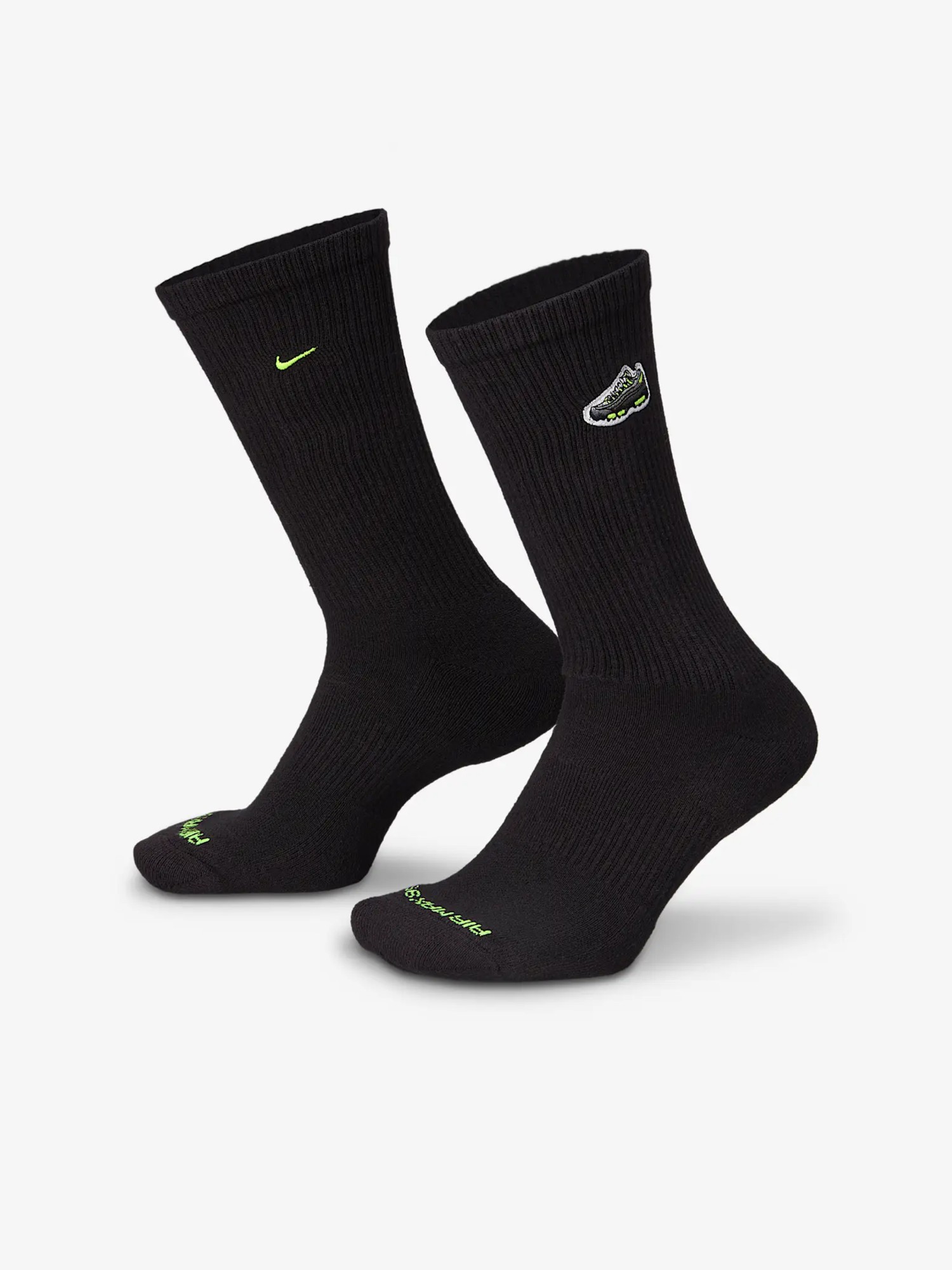 Шкарпетки  Nike U NK ED CSH CRW AM95 PTCH 144 чорні HJ9389-010 изображение 2