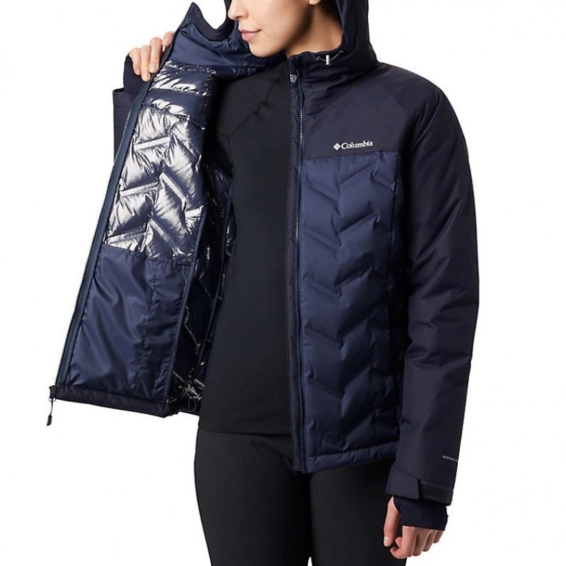 Куртка жіноча Columbia Grand Trek™ Down Jacket темно-синя 1859641-466 — фото 4