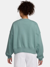 Толстовка женская Nike W NSW PHNX FLC OOS CREW зеленая DQ5761-017 изображение 3