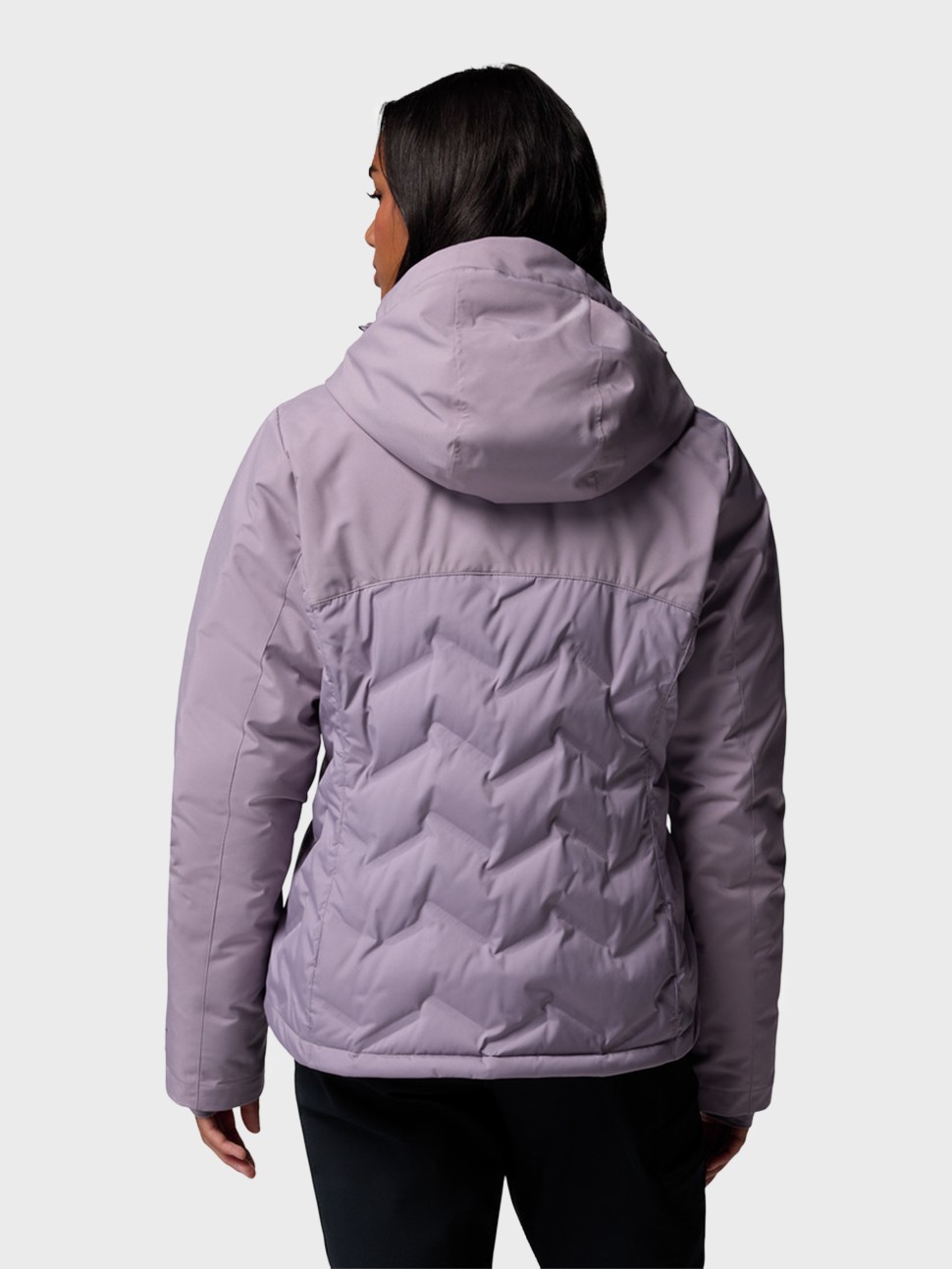 Куртка жіноча Columbia Grand Trek™ III Down Jacket фіолетова 2087951-554 — фото 4