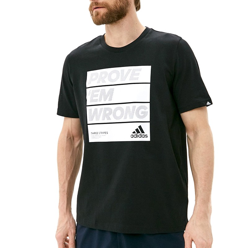 Футболка мужская Adidas M Prvemwrng T черная GL3449 — Sport City Футболка мужская Adidas M Prvemwrng T черная GL3449