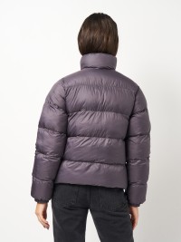Куртка жіноча Adidas SHORT PUFFER темно-сіра JX2949 изображение 3