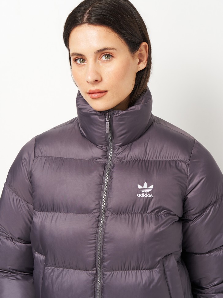 Куртка жіноча Adidas SHORT PUFFER темно-сіра JX2949 изображение 5