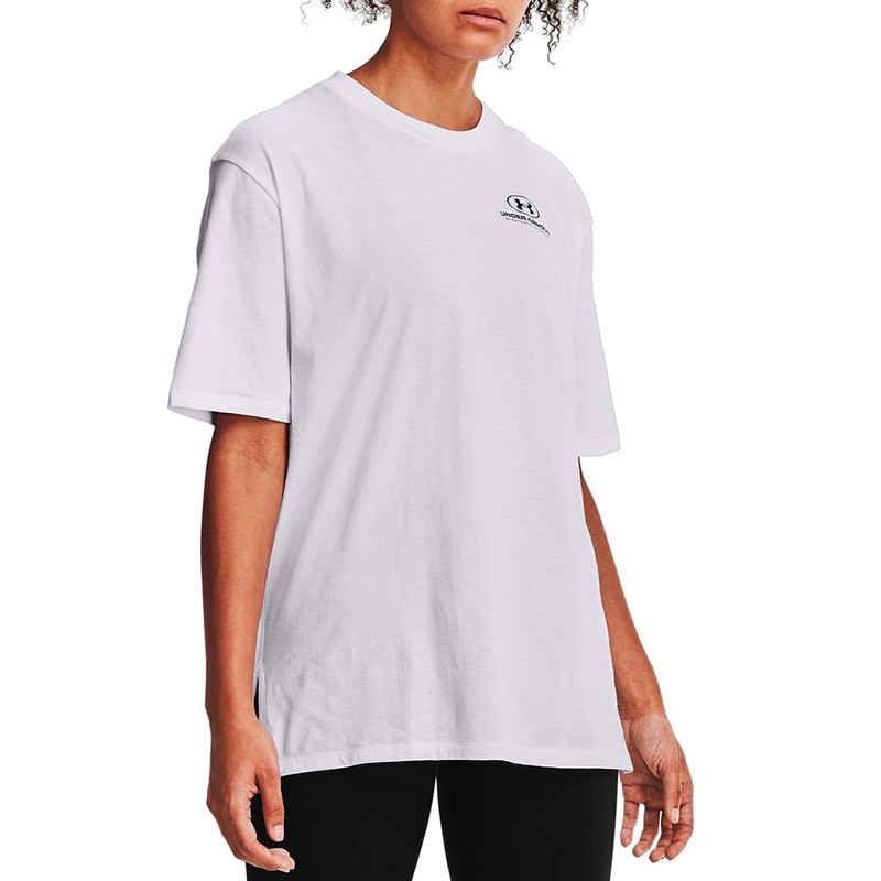 Футболка жіноча Under Armour Oversized Graphic Ss біла 1363206-100 — фото 1