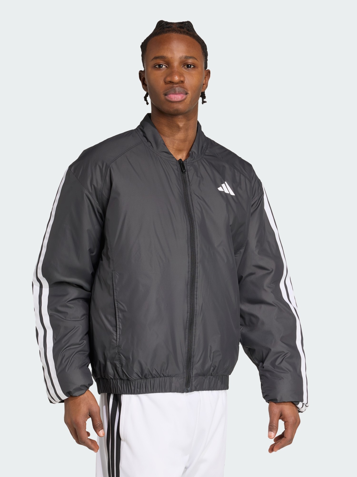 Куртка мужская Adidas ESS 3S INS BOMB черная JV5172 изображение 4