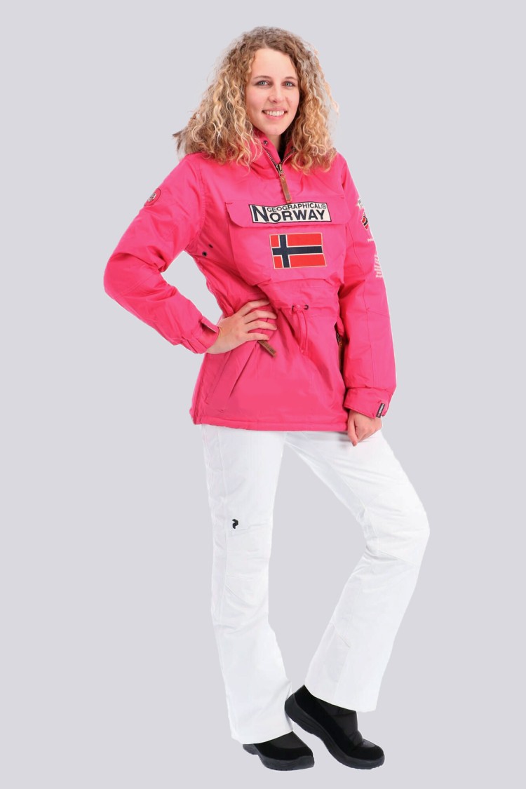 Куртка женская Geographical Norway розовая WR620F-600 изображение 5