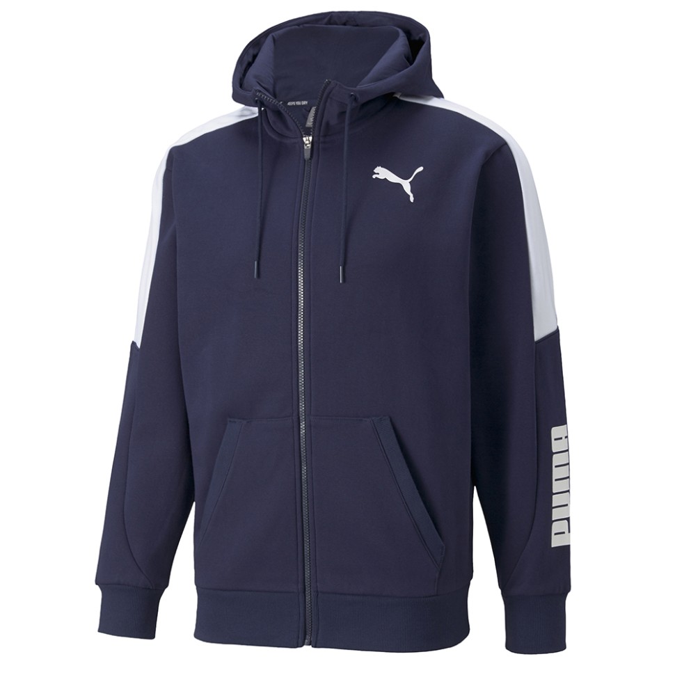 Толстовка мужская Puma Modern Sports Fz Hoodie синяя 58947906 изображение 1