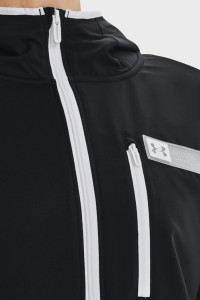 Толстовка жіноча Under Armour Armour Mixed Media Fz чорна 1365875-001 изображение 5