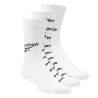 Шкарпетки Reebok Cl Fo Crew Sock 3P білі GG6682 изображение 1
