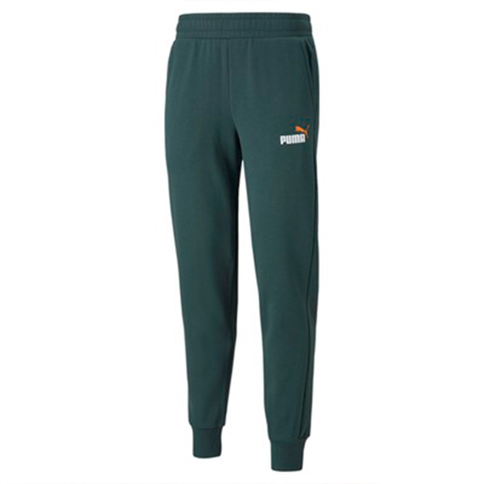 Штани чоловічі ESS+ 2 Col Logo Pants Puma зелені 58676780  изображение 1