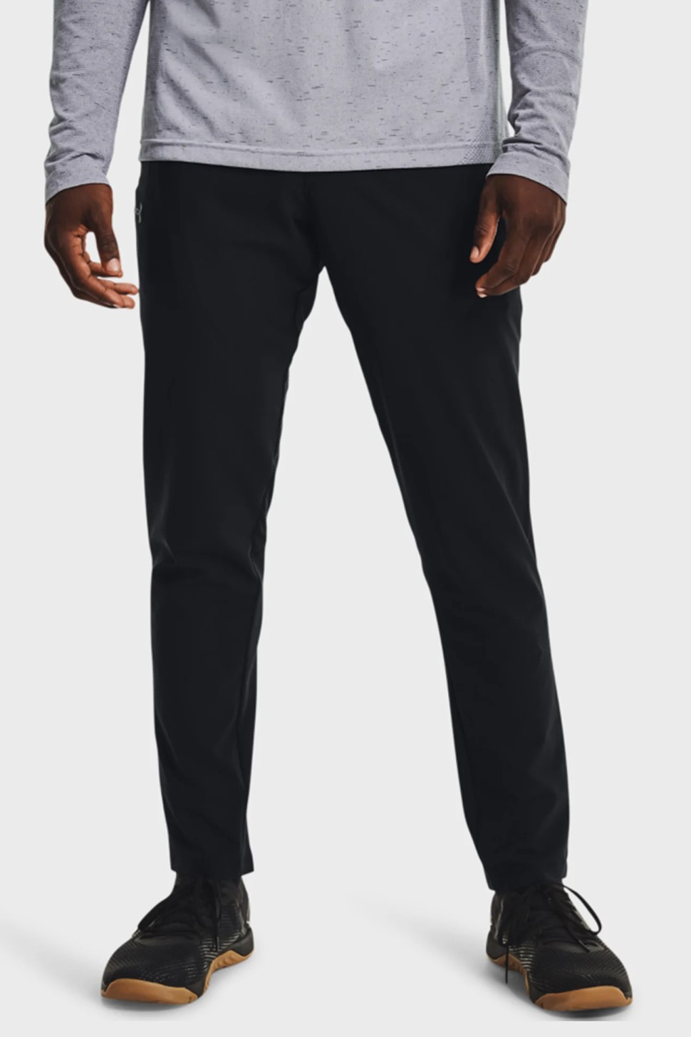 Чоловічі штани Under Armour Ua Woven Pant чорні 1366214-001 — фото 2