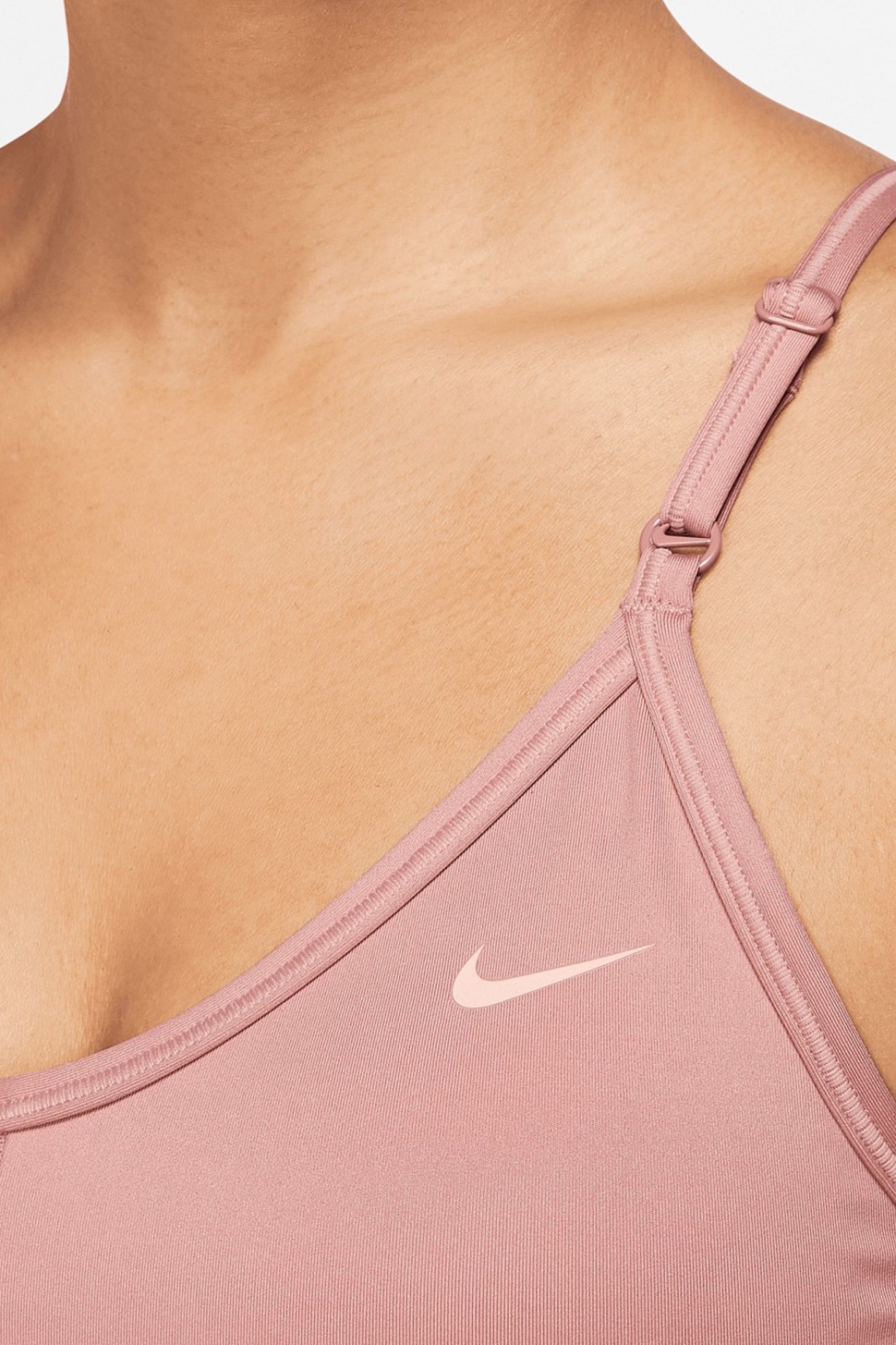 Бра жіночий Nike W NK INDY BRA V-NECK рожевий CZ4456-618 — фото 3