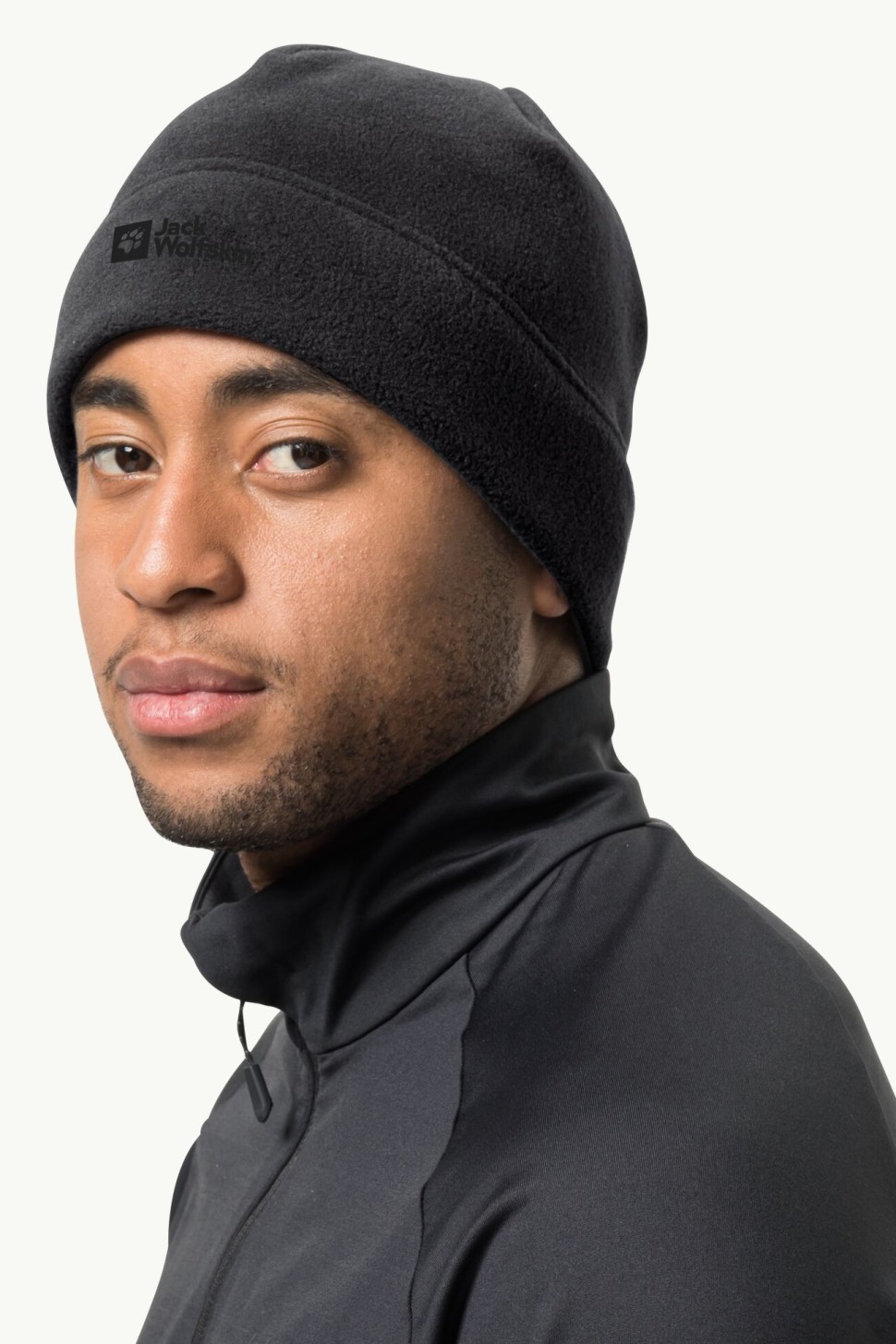 Шапка унісекс Jack Wolfskin VERTIGO BEANIE чорна 1901812-6000 — фото 2