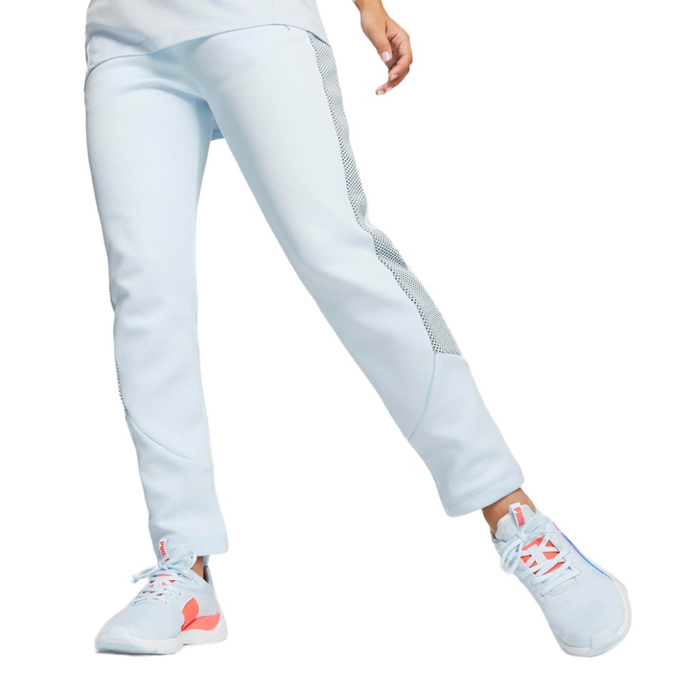 Брюки женские Puma EVOSTRIPE High-Waist Pants голубые 67607569 изображение 1