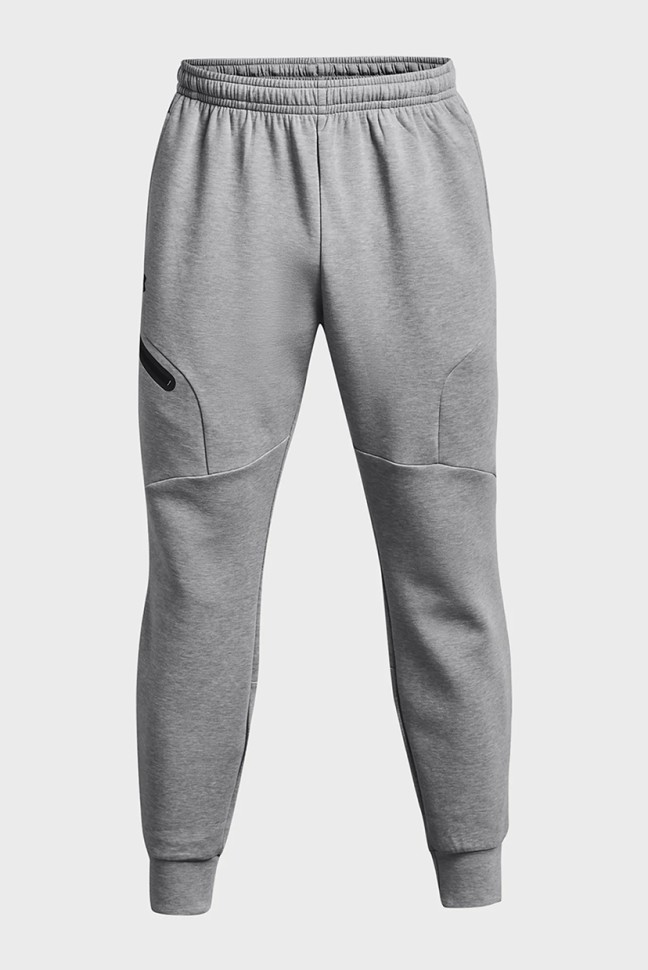 Брюки мужские Under Armour UA Unstoppable Flc Joggers серые 1379808-011 изображение 5