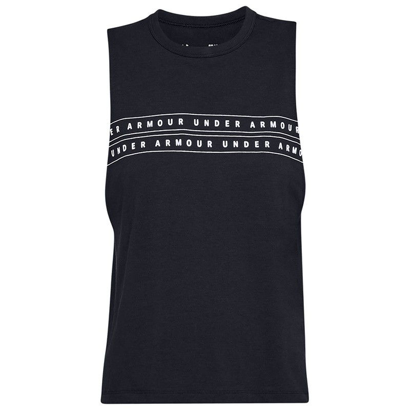 Майка женская Under Armour GRAPHIC WM MUSCLE TANK черная 1333203-001 — фото 1