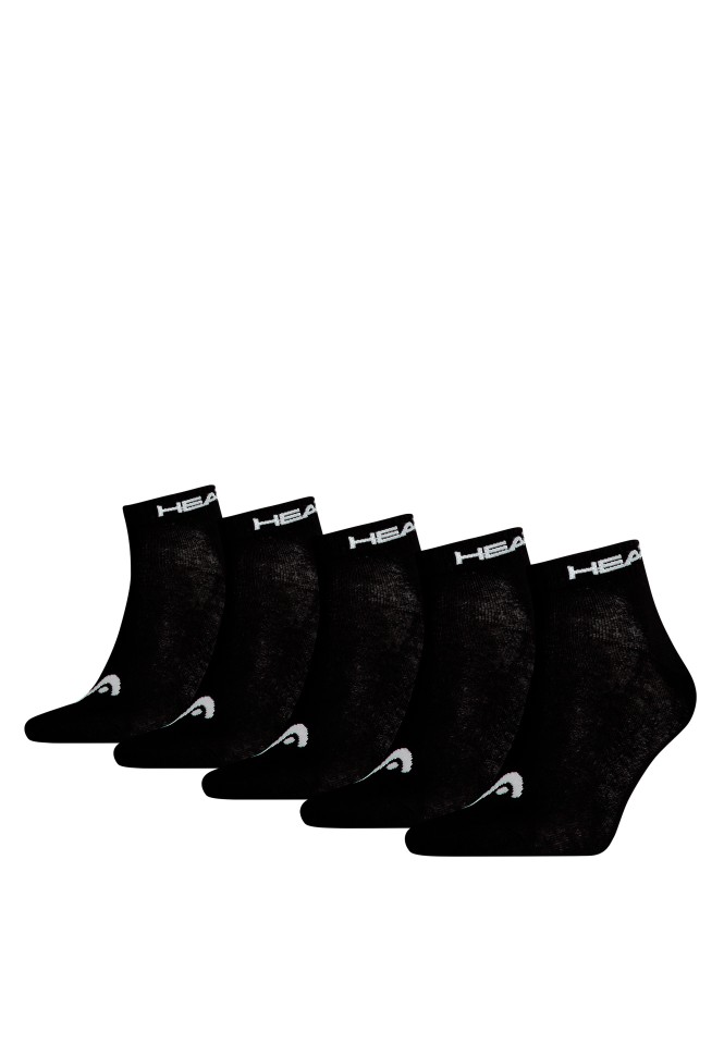 Носки HEAD QUARTER 5P UNISEX чорні 781502001200 изображение 2
