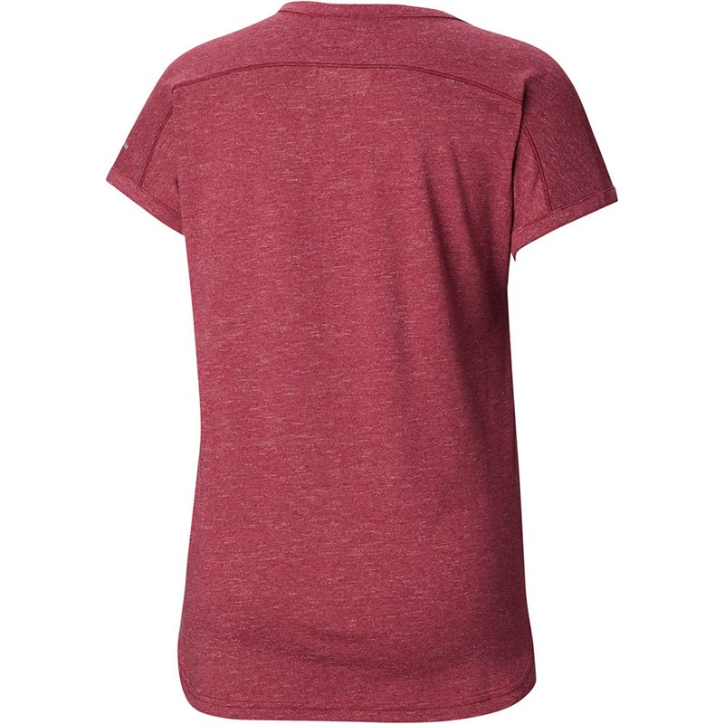Футболка женская Columbia PILSNER PEAK TEE GN бордовая 1836731-550 изображение 2