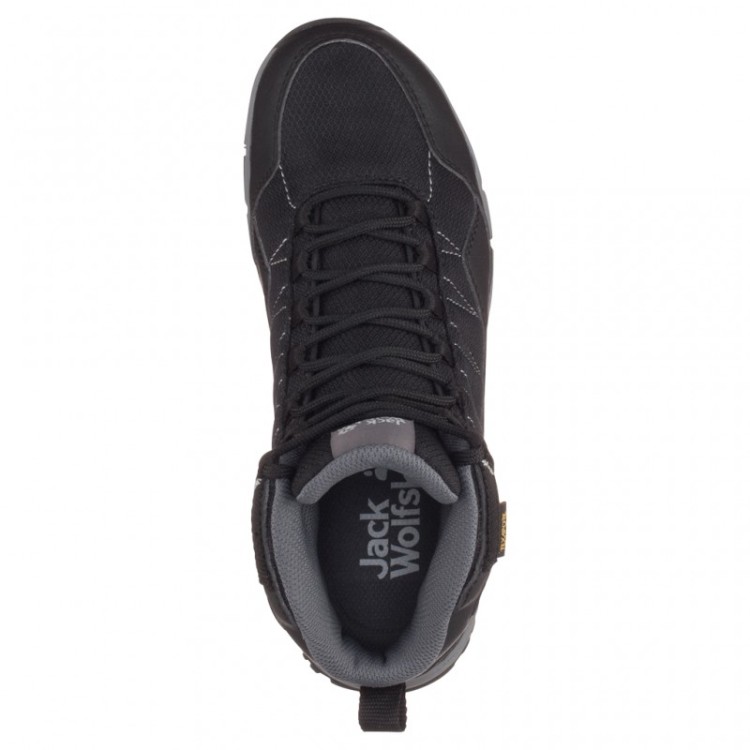 Ботинки женские Jack Wolfskin MAZE TEXAPORE MID W черные 4035651-6069 изображение 2