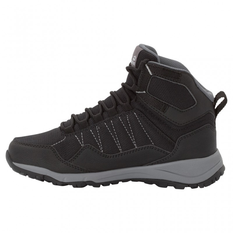 Ботинки женские Jack Wolfskin MAZE TEXAPORE MID W черные 4035651-6069 изображение 4