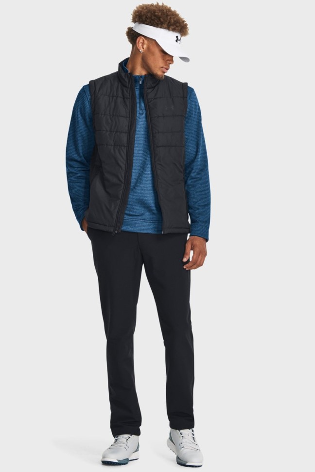 Брюки мужские Under Armour UA CGI Tapered Pant черные 1379729-001 изображение 3