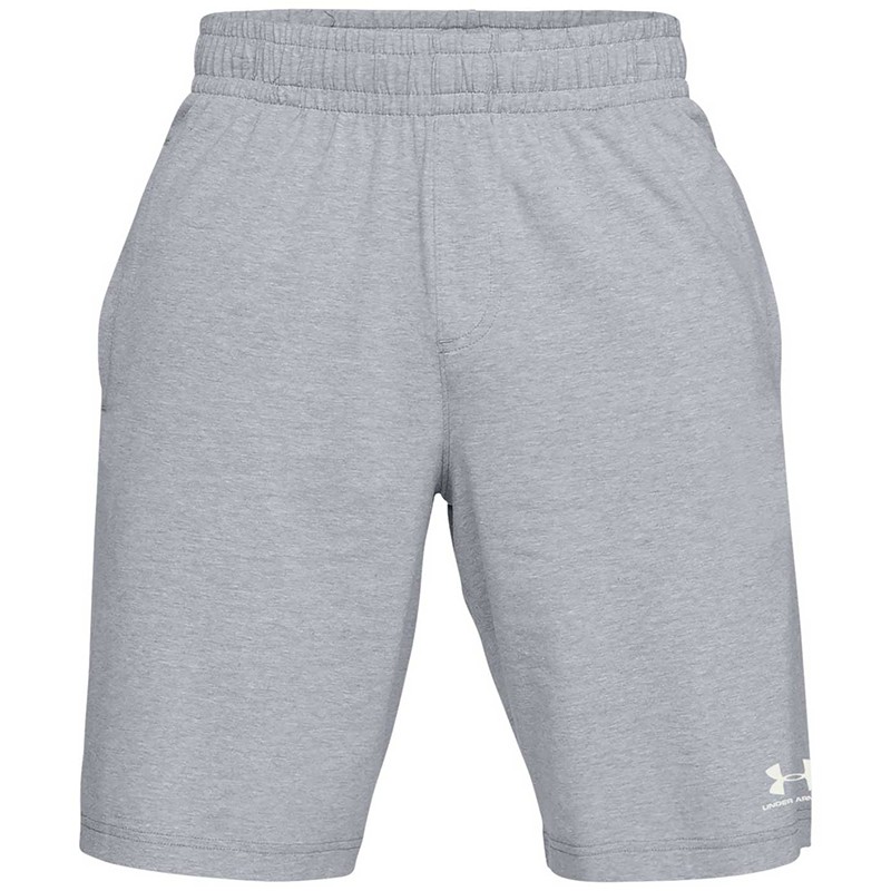 Шорти чоловічі Under Armour SPORTSTYLE COTTON сірі 1329299-035 — фото 1