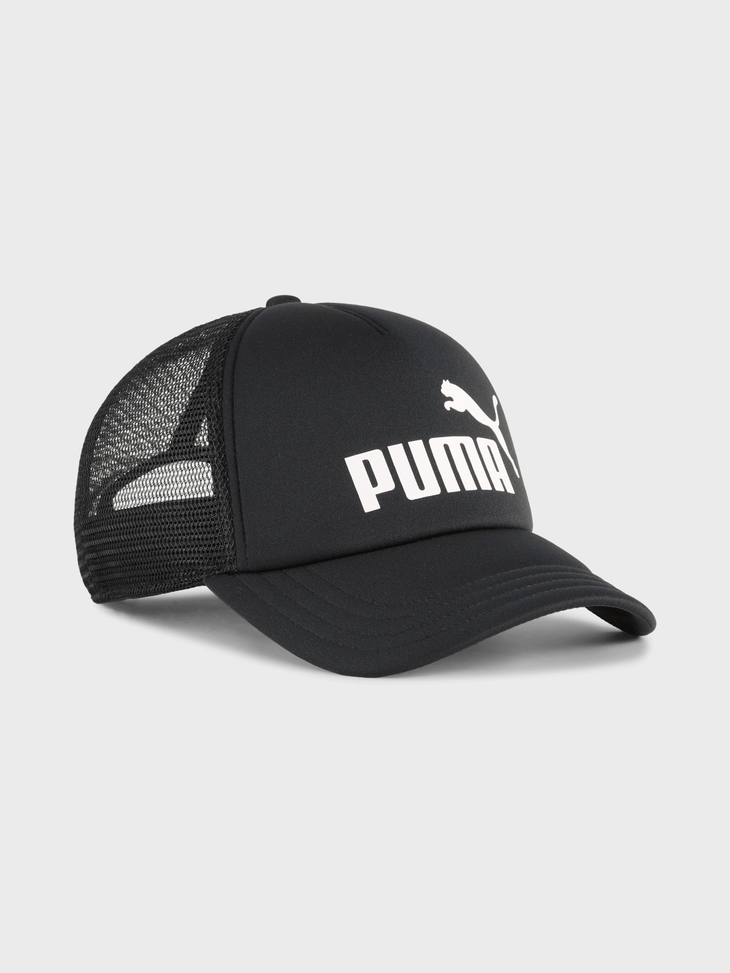 Бейсболка  Puma ESS NO. 1 LOGO Trucker Cap черная 02598601 изображение 2