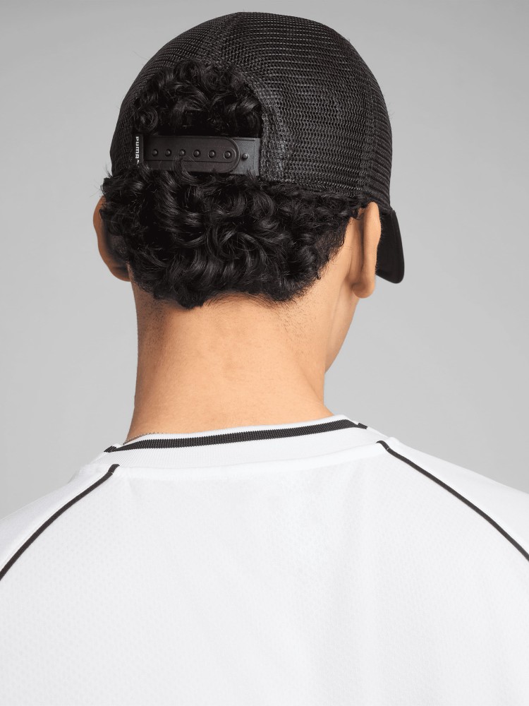 Бейсболка  Puma ESS NO. 1 LOGO Trucker Cap черная 02598601 изображение 5