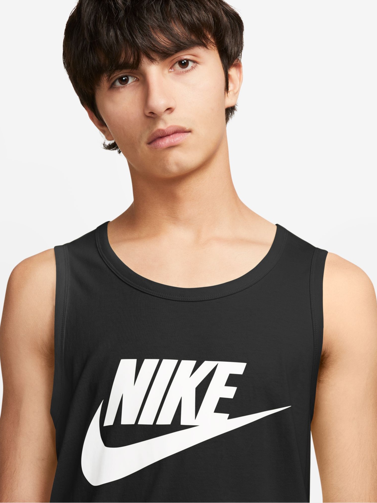 Майка чоловіча Nike M NSW TANK ICON FUTURA чорна AR4991-013 изображение 4