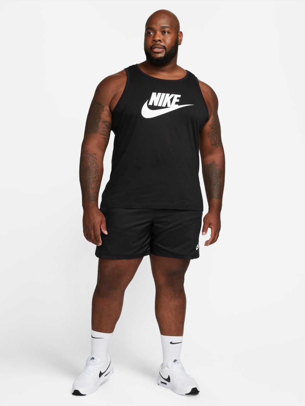 Майка чоловіча Nike M NSW TANK ICON FUTURA чорна AR4991-013 — фото 5