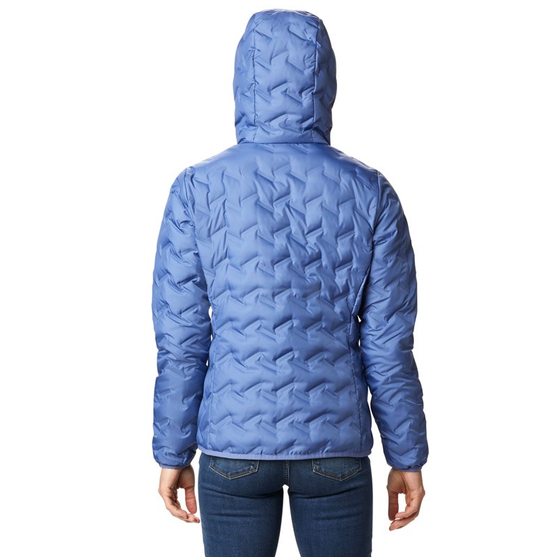 Куртка жіноча Columbia Delta Ridge™ Down Hooded Jacket блакитна 1875931-458 — фото 2
