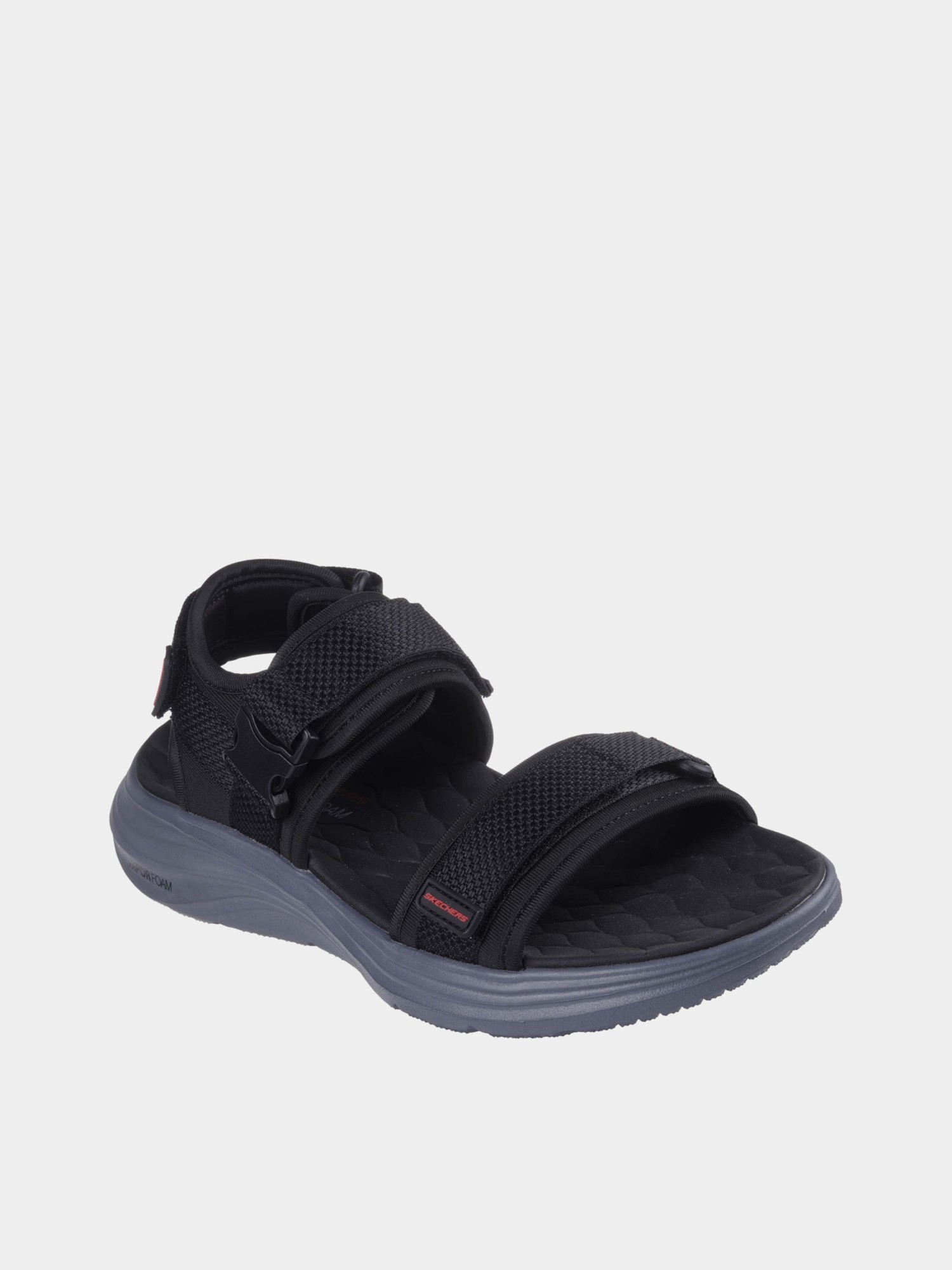 Сандалии мужские Skechers VAPOR FOAM SANDAL черные 232899 BLK изображение 4