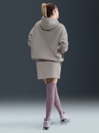 Толстовка жіноча Nike W NSW PHNX FLC OS PO HOODIE сіра DQ5860-009 изображение 9