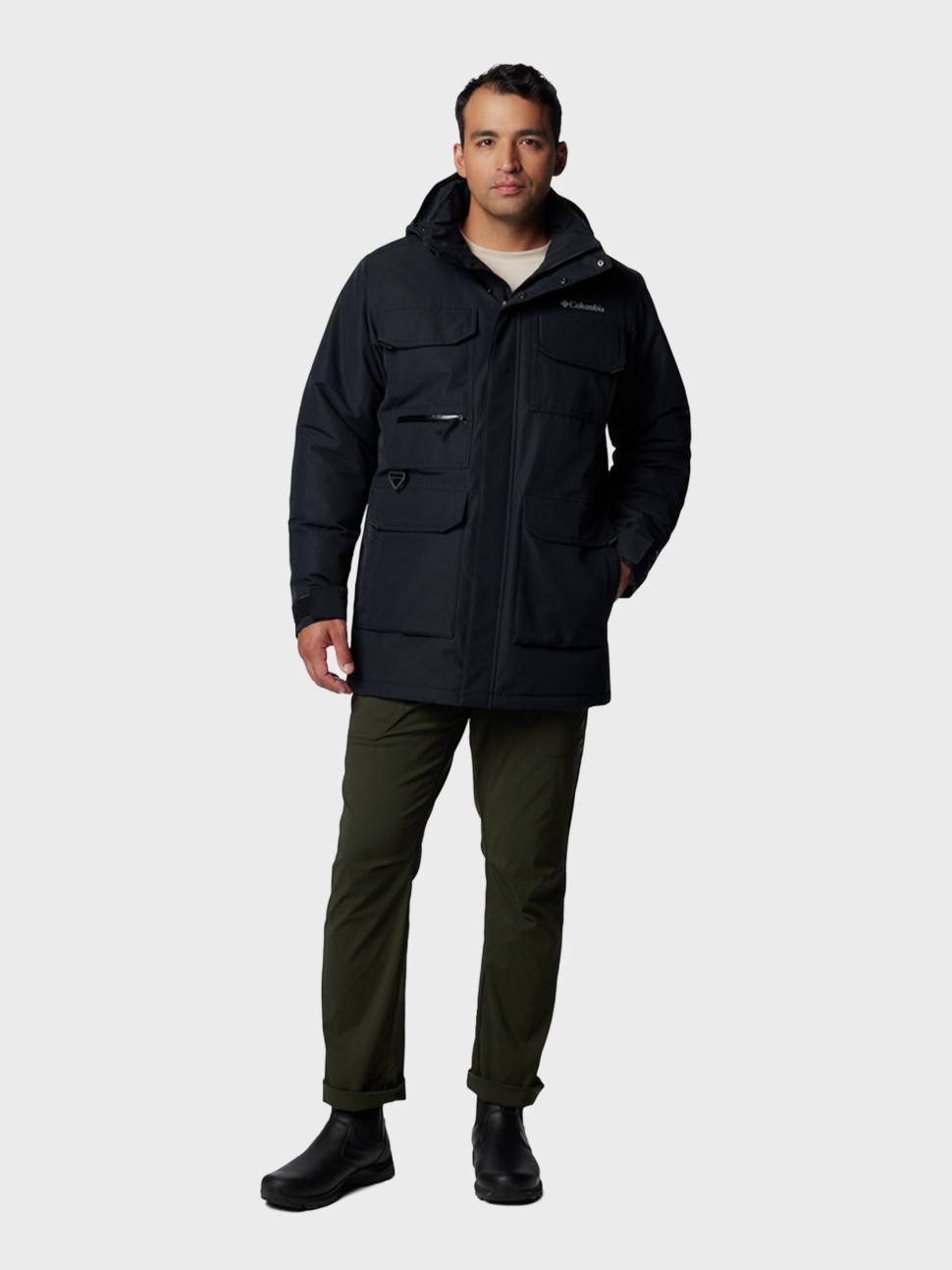 Куртка чоловіча Columbia Landroamer™ II Parka чорна 2088041-010 — фото 11