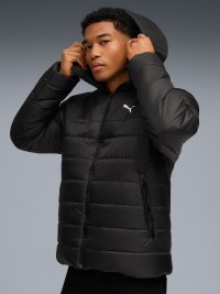 Куртка чоловіча Puma ESS Hooded Padded Jacket чорна 68521101 изображение 4