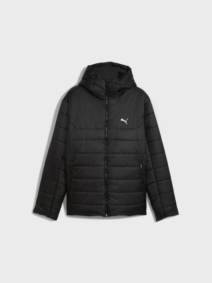 Куртка чоловіча Puma ESS Hooded Padded Jacket чорна 68521101 изображение 7