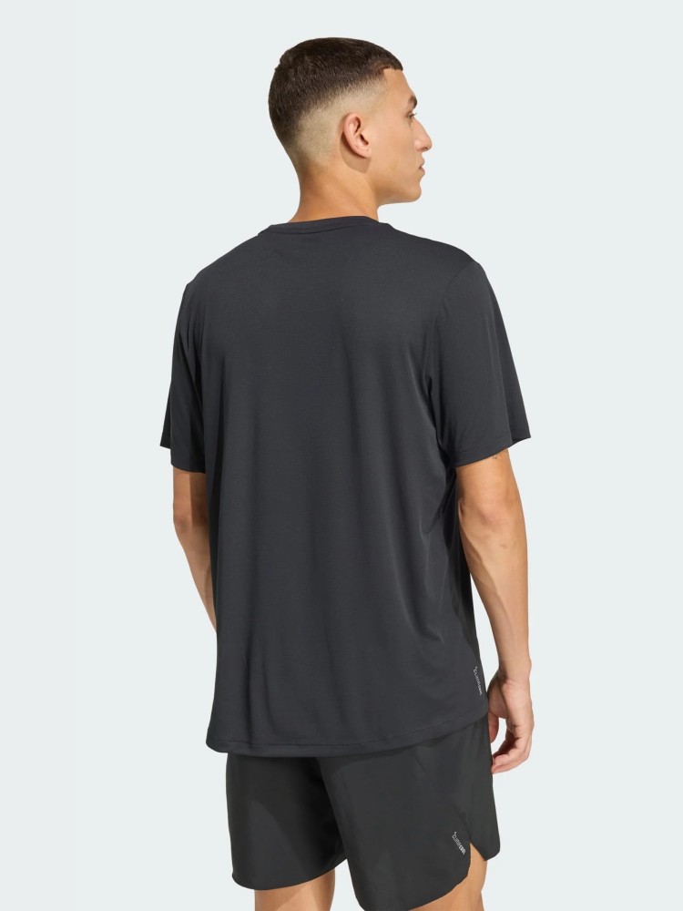 Футболка мужская Adidas Run Ess Tee M черная KB5965 изображение 3