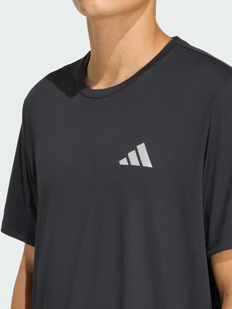 Футболка мужская Adidas Run Ess Tee M черная KB5965 изображение 4