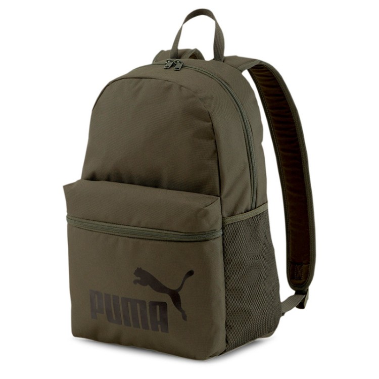 Рюкзак Унисекс Puma Phase Backpack хаки 07548747 изображение 1