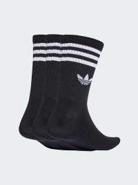 Носки Adidas 3S CREW S 3P черные JV7402 изображение 5