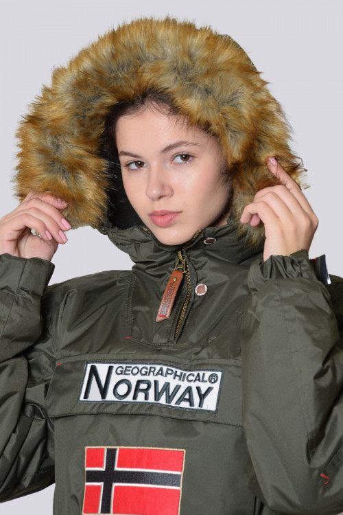 Куртка женская Geographical Norway хаки WR620F-350 изображение 5
