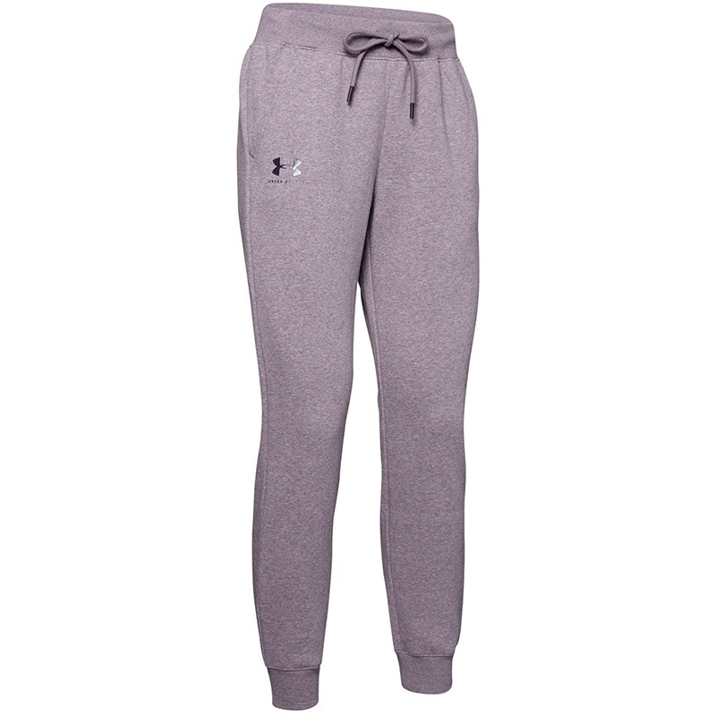 Брюки женские Under Armour RIVAL FLEECE SPORTSTYLE GRAPHIC PANT серые 1348549-033